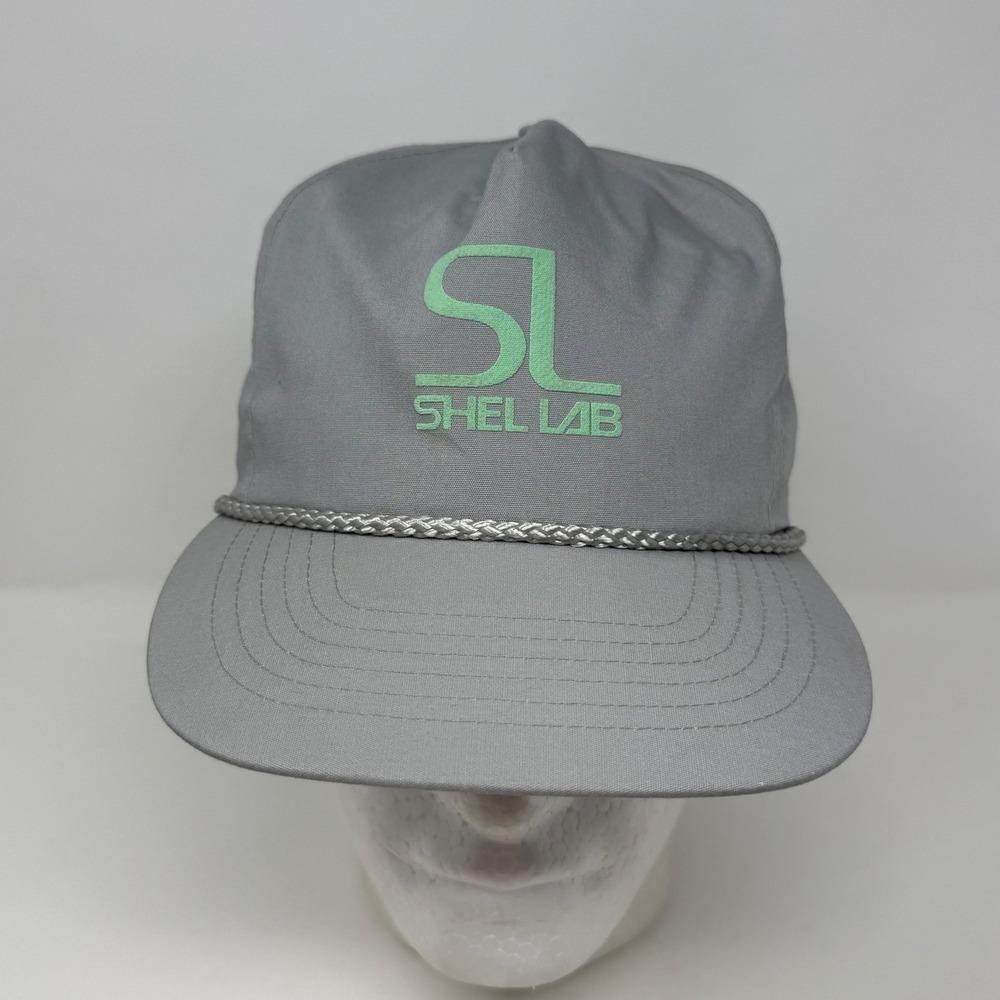 Vintage Otto Cap Shel Lab Gray Rope Hat Mens‎ Adjustable Tech Workwear Hat